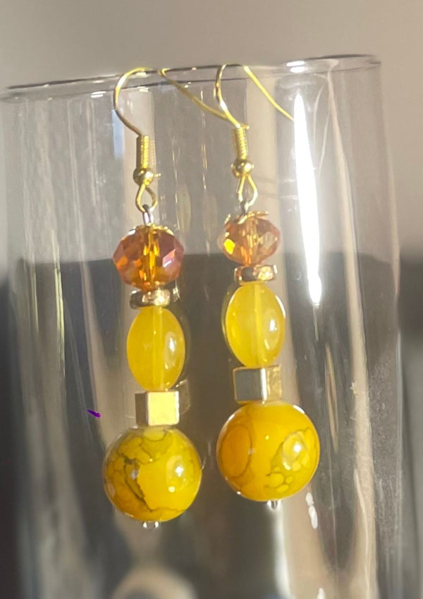 Boucles d'oreilles Éclat d'Ambre