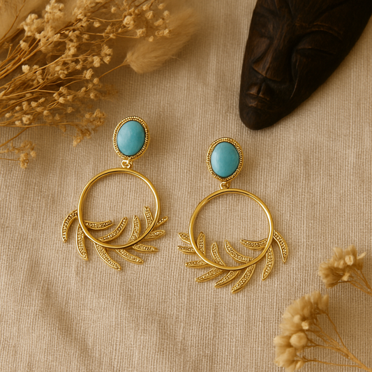 Boucles d’oreilles pendantes Sohane 