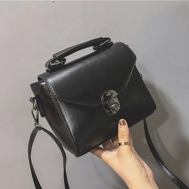 Petit Sac Vintage Femme en Cuir - Anse Supérieure & Bandoulière