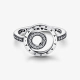 Bague Cercle Pavé avec Logo Brillant en argent sterling 925 de Pandora