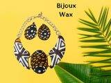 Ensemble collier + boucles d'oreilles